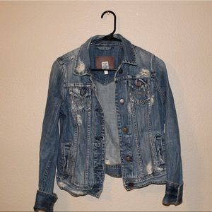 Abercrombie and Fitch Distressed Jean Jacket
